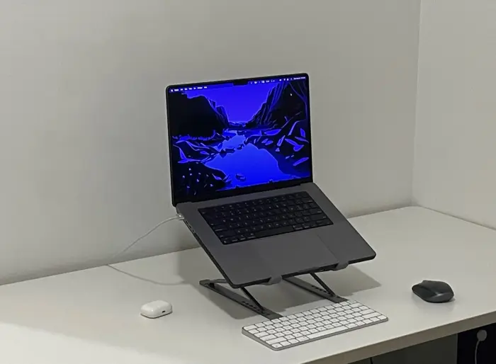 Earlier desk setup 6