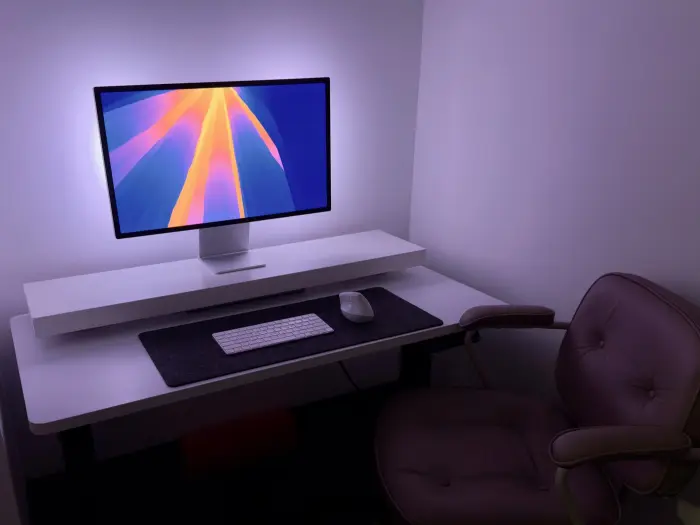 Earlier desk setup 2